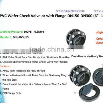 PVC Single Plate Wafer Check Valve