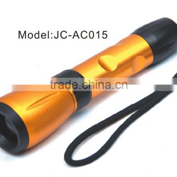 aluminum focusable Flashlight for rechargeable battery