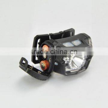 Ultra Bright Led Headlamp Flashlight With Red Light Powered by 3pc AAA Batteries photo-6