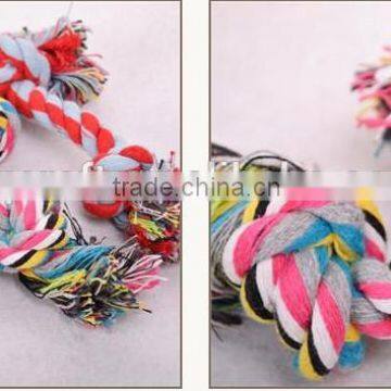 hot sale two Knots Cotton Rope Strengthen wholesale dog toys