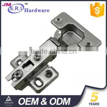 Top selling four hole plate mirror cabinet door hinge