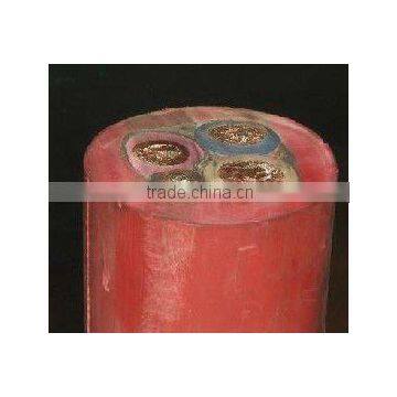 0.6/1KV Four cores Copper conductor Rubber Cable