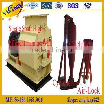 powerful wood bark crusher for wood waste