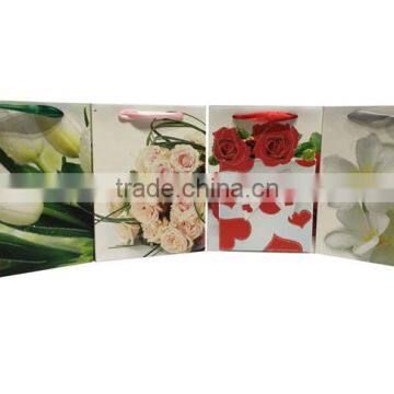 Unique Beautiful Flowers Design Cheap Paper Gift Bag photo-2