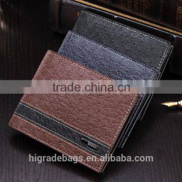 2016hotsale new design bogesi leather men wallet