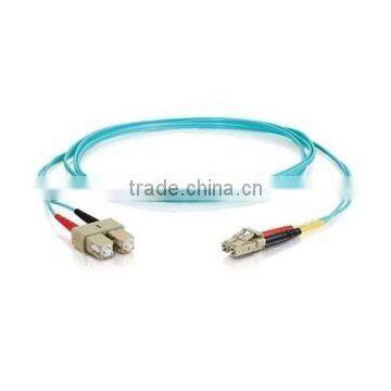 1m LC-SC 10Gb 50/125 OM3 Duplex Multimode PVC Fiber Optic Cable