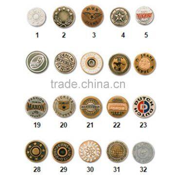 Sewing Tack Jeans Button Shirt Shank Button