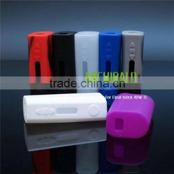 Wholesale mix color silicone case for istick 40w TC mod iStick TC40W box mod rubber skin/sleeve/cover for iStick 40W Temperat