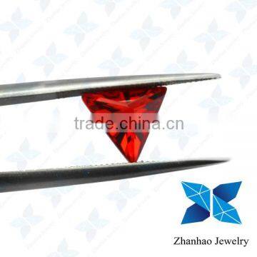 wholesale loose triangle red synthetic ruby