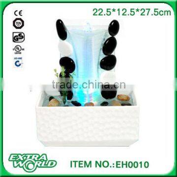 indoor fashion home decorations ceramic modern water fountain