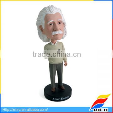 Home decoration resin einstein bobble head for sale