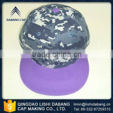 Advanced Equipments Made Customized Embrodiery Cheap Black Flat Visor Cap Hat
