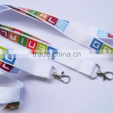 High Quality Custom Polyester Silkscreen Lanyard No Minimum Order