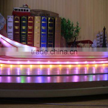 Customed rubber LED bar mat newest soft pvc LED bar runner