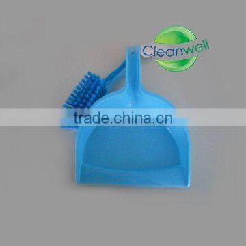 blue dustpan with brush set