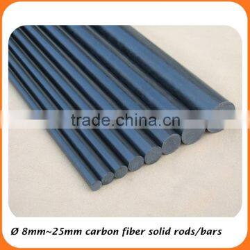 Wholesales Japan material Uni-direction plutruded solid carbon fabric poles for conveyer belt