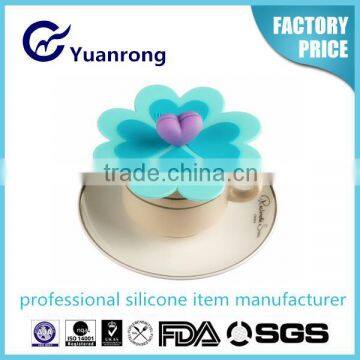 New Flower Shape Food Grade Silicone Bowls and Cups Lid