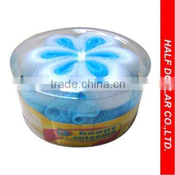 bath sponge/bath net sponge ball/mesh bath sponge