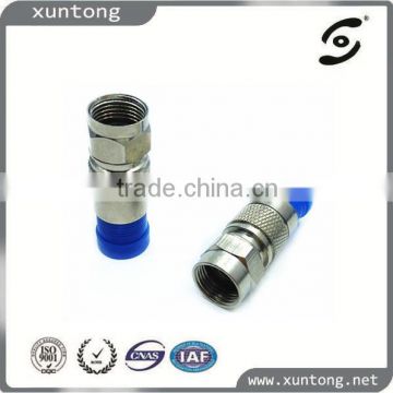 F-type Male Connector with plastic part Waterproof Connector