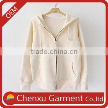 2016 latest fashion hoody custom blank hoodies manufacturer plain zipper-up fleece hoodie