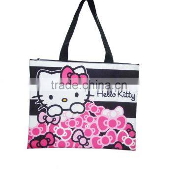 Girl reuseable shopping bag reusable