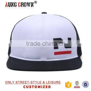Design Your Own Custom Design Flat Brim Mesh Trucker Hats photo-2