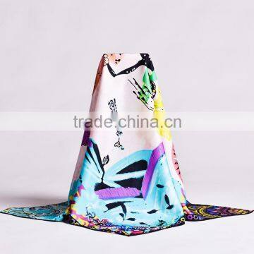 Good Penetrstion Hot Sales Silk Satin Plain Scarf