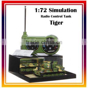 1:72 Simulation Tiger Radio Control RC Mini Tank Toy