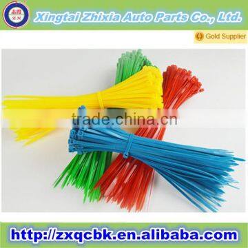 Made at XINGTAI ZX Good Performance Nylon Soft Cable Tie/cable Ties Plastic Black/ce Approved Cable Tie