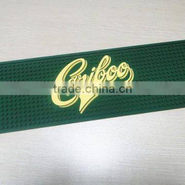 Eco-Friendly Soft Silicone PVC Logo Bar Rail Mats photo-2