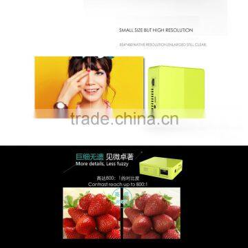 2016 High Quality 800 Lumens Micro HD HDMI Movie DLP Projector UC50 photo-2