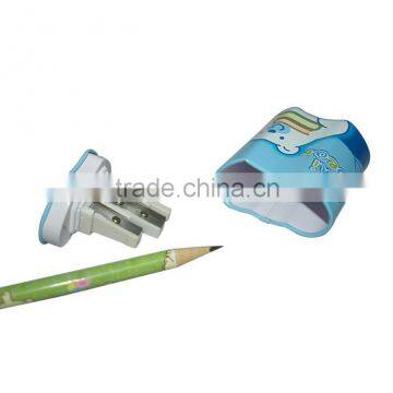 Heart Shape Tin Pencil Sharpener With Two Holes photo-6