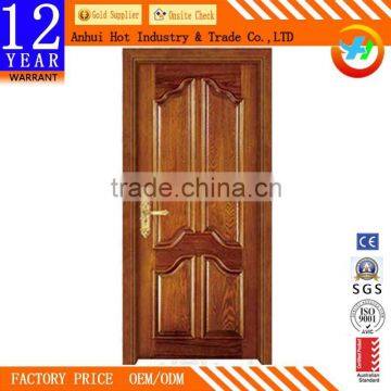 2016 New Caving Melamine Wooden Door Interior Composite UPVC Front Doors Wholesale Price UPVC French Door