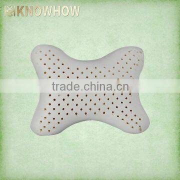 car neck bone shape natural latex pillow