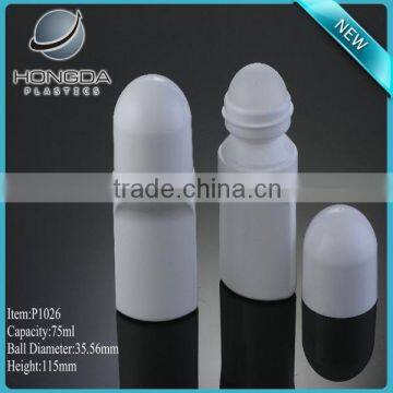 Hot sale 75ML plastic Roll On Bottle