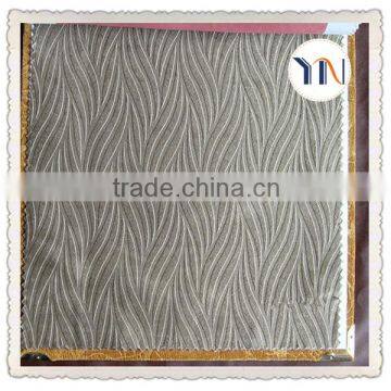 geometric pattern embossed blackout curtain for hotel and home decoration pattern customized