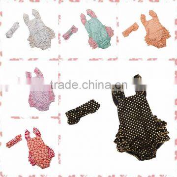 Hottest Sale Later Fashion Baby Clothes Seasld Bella Romper-Adjustable! Baby Sequin Cold Dot Rompers, Beach Romper