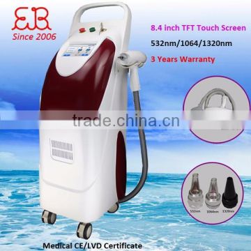 Permanent Tattoo Removal Strongest Energy Professional Q Switch Nd Yag Laser/ Facial Veins Treatment Nd Yag Laser /yag Laser Tattoo Removal Machine 1-10Hz