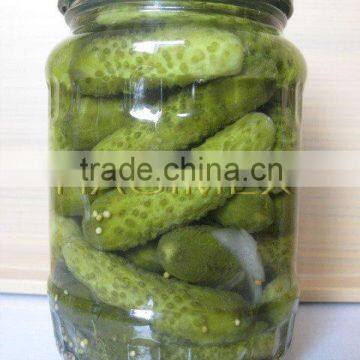 Vietnam fresh pickled cucumbers in glass jar 720ml - Cheap price - Ask for quotation! info@hagimex.com