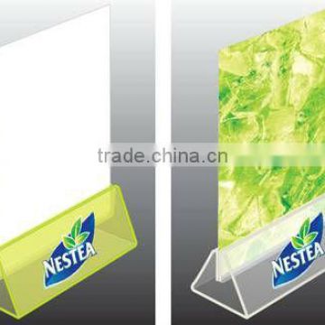 acrylic tent card holder