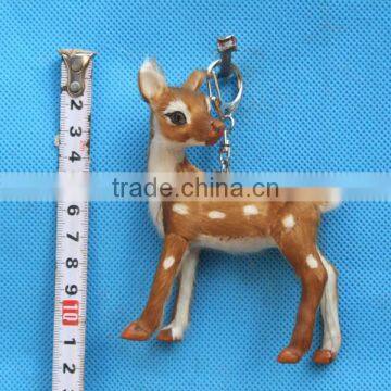 popular cute plush deer keychain toys