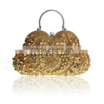 Vintage Retro Heart-heart Beaded Evening handbags in Dubai (CREB25)