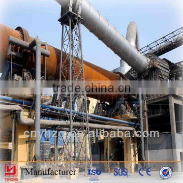 China manufacturer Cement making machine Yuhong rotary calcination kiln