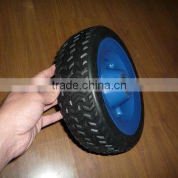 Injection mould plastic wheel 10"x3.5"