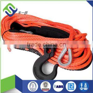 3/8''x40' 12-Strand Braid Winch Rope UHMWPE Synthetic Winch Cord