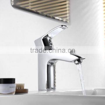 Bathroom Brass Single Handle Wash Basin Faucet With Ceramic Cartridge photo-2