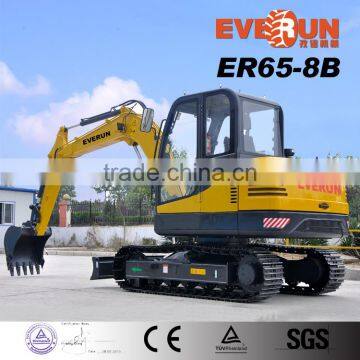 EVERUN 6.5 ton 0.22 bucket capacity fully hydraulic excavator for sale