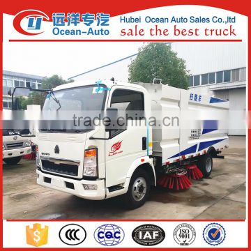 SINOTRUK HOWO 5.5 cbm capacity sweeper truck for sale