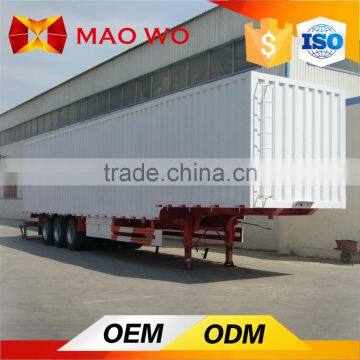Tri-axle Dual Wheel Van Type Strong Utility Box Trailer photo-3