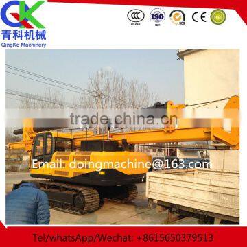 Road pavement piling machine Helical digger